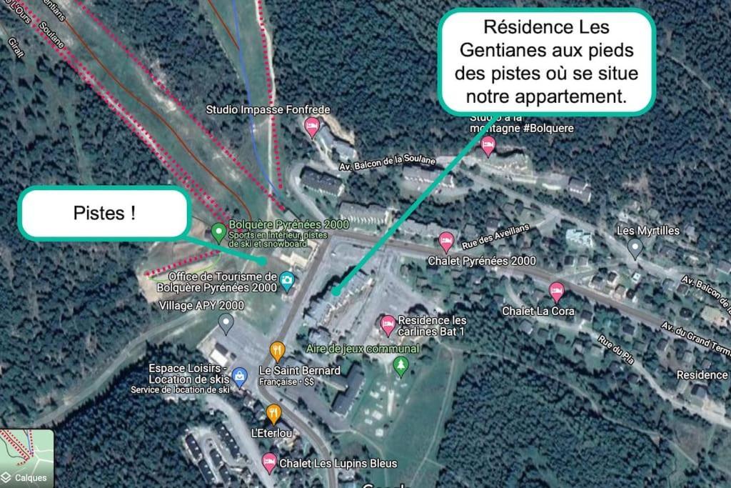 Apartamento T2 Aux Pieds Des Pistes De P2000 Bolquere Pyrenees 2000 Exterior foto